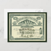  kapitaalcertificaat Business Finance Briefkaart (Voorkant / Achterkant)