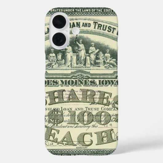  kapitaalcertificaat Business Finance Case-Mate iPhone Case (Achterkant)