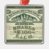  kapitaalcertificaat Business Finance Metalen Ornament (Voorkant)