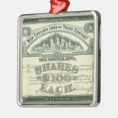  kapitaalcertificaat Business Finance Metalen Ornament (Links)