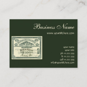  kapitaalcertificaat Business Finance Visitekaartje