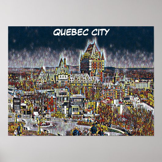 KAPITAALCOMIC-POP VAN QUEBEC POSTER (Voorkant)