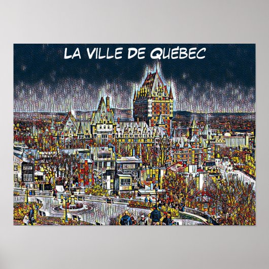 KAPITAALCOMIC-POP VAN QUEBEC POSTER (Voorkant)