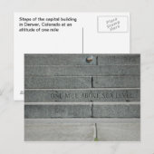 Kapitaalstappen van Colorado Briefkaart (Voorkant / Achterkant)