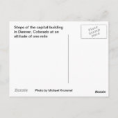Kapitaalstappen van Colorado Briefkaart (Achterkant)