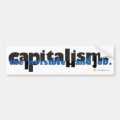 Kapitalisme: De onzichtbare handtaak Bumpersticker (Voorkant)
