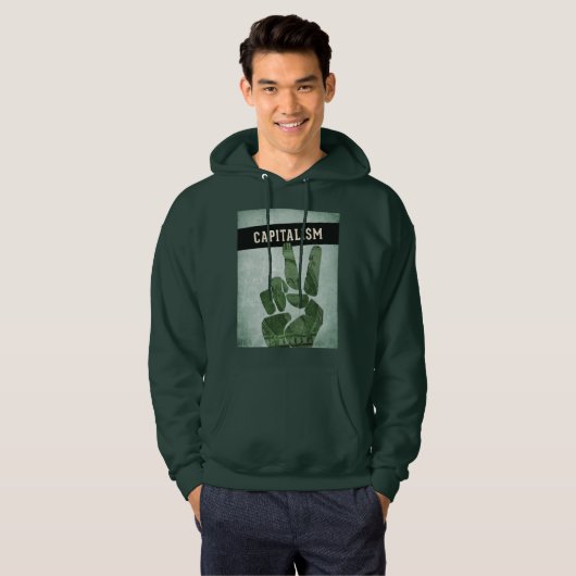 kapitalisme hoodie (Voorkant volledig)