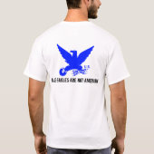 Kapitalisme is Freedom - Blue Eagle T-shirt (Achterkant)