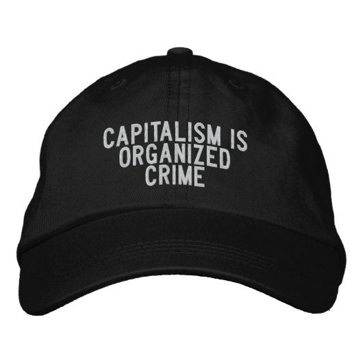 kapitalisme is georganiseerde misdaad pet (Voorkant)