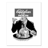 Kapitalisme is het probleem rubberstempel (Afrduk)