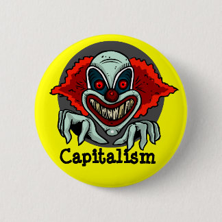 kapitalisme kan kwaad zijn ronde button 5,7 cm