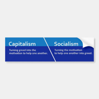 Kapitalisme/socialisme Sticker