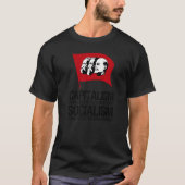 Kapitalisme socialistisch anticommunistisch pro-co t-shirt (Voorkant)
