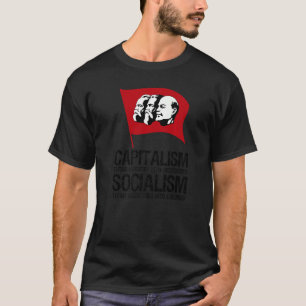 Kapitalisme socialistisch anticommunistisch pro-co t-shirt