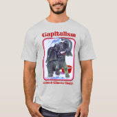 Kapitalisme veroorzaakt klimaatverandering t-shirt (Voorkant)
