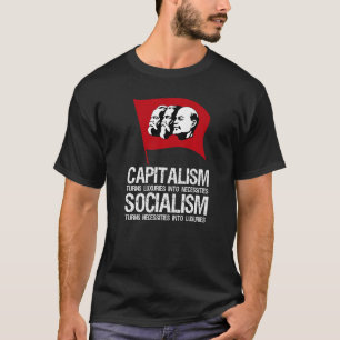 Kapitalisme Vs Socialisme Anti-Communistisch Pro T-shirt