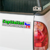 Kapitalist! Bumpersticker (Op Truck)