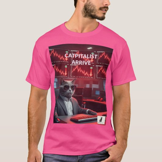 Kapitalist: Markt Crash Comedy - Funny Finance T-shirt (Voorkant)