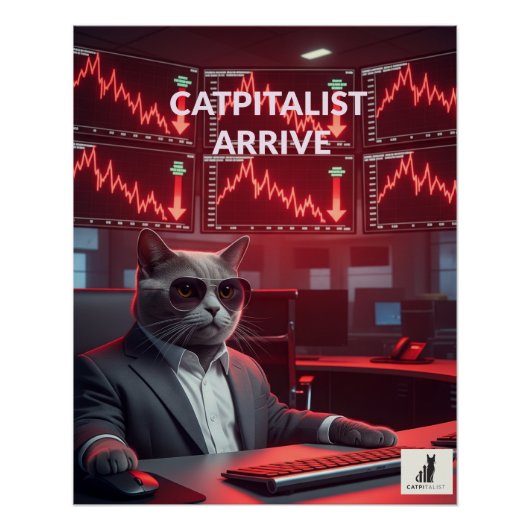 Kapitalist: Markt Crash Comedy - Poster Finance (Voorkant)