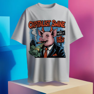 Kapitalistisch Varken satirisch Varken T-shirt