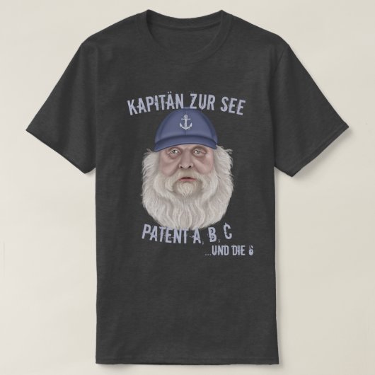 Kapitan Zur See T-shirt (Design voorkant)