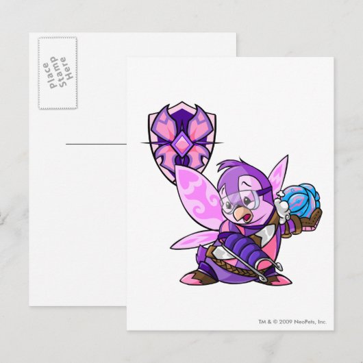 Kapitein 1 van het Faerieland Team Briefkaart (Voorkant / Achterkant)