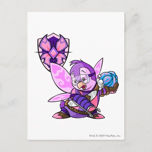 Kapitein 1 van het Faerieland Team Briefkaart (Voorkant)