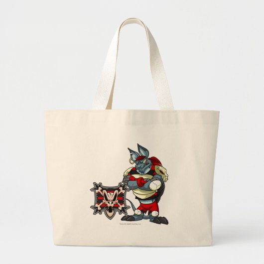 Kapitein 1 van het Krawk Island Team Grote Tote Bag (Voorkant)