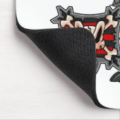 Kapitein 1 van het Krawk Island Team Muismat (Hoek)