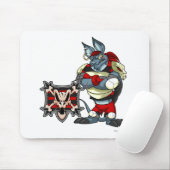 Kapitein 1 van het Krawk Island Team Muismat (Met muis)