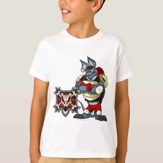 Kapitein 1 van het Krawk Island Team T-shirt (Voorkant)