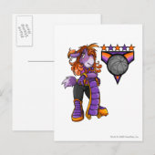 Kapitein 1 van het Kreludor Team Briefkaart (Voorkant / Achterkant)