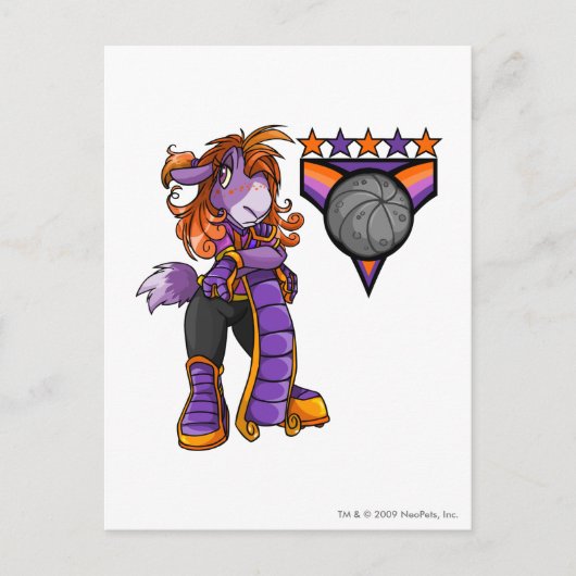 Kapitein 1 van het Kreludor Team Briefkaart (Voorkant)