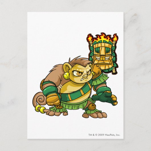 Kapitein 1 van het Mystery Island Team Briefkaart (Voorkant)