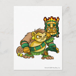 Kapitein 1 van het Mystery Island Team Briefkaart