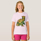 Kapitein 1 van het Mystery Island Team T-shirt (Voorkant volledig)