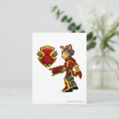 Kapitein 1 van het Shenkuu-team Briefkaart (Staand voorkant)