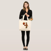 Kapitein 1 van het Shenkuu-team Grote Tote Bag (Voorkant (model))