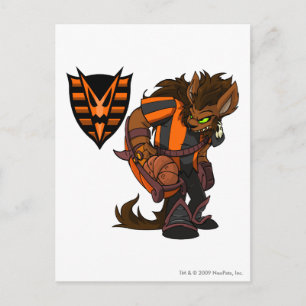 Kapitein 1 van het team voor gevlekte Bossen Briefkaart