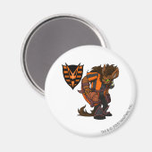 Kapitein 1 van het team voor gevlekte Bossen Magneet (Voorkant / Achterkant)