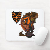 Kapitein 1 van het team voor gevlekte Bossen Muismat (Met muis)