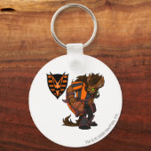 Kapitein 1 van het team voor gevlekte Bossen Sleutelhanger (Voorkant)