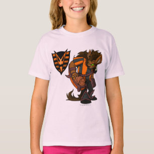 Kapitein 1 van het team voor gevlekte Bossen T-shirt