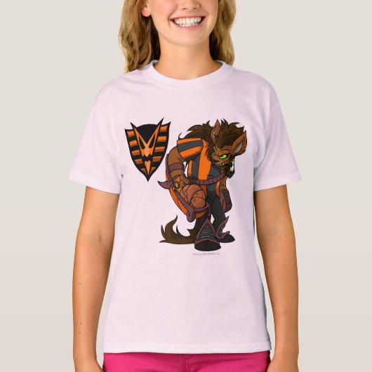 Kapitein 1 van het team voor gevlekte Bossen T-shirt (Voorkant)