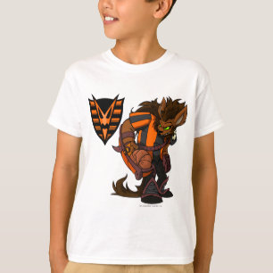 Kapitein 1 van het team voor gevlekte Bossen T-shirt