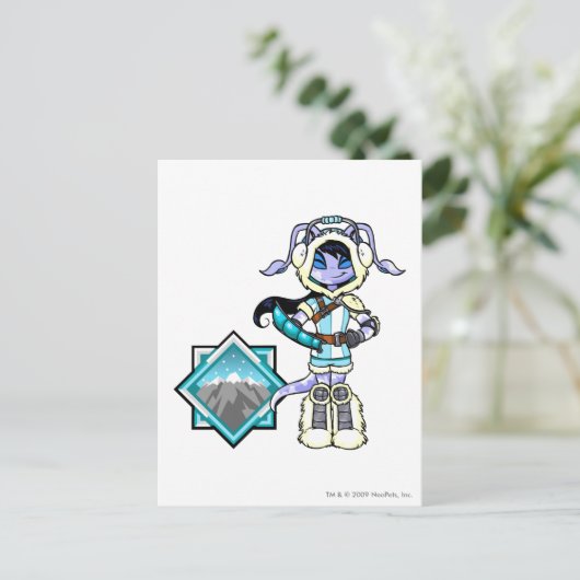 Kapitein 1 van het Terror Mountatin Team Briefkaart (Staand voorkant)