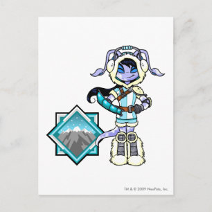 Kapitein 1 van het Terror Mountatin Team Briefkaart