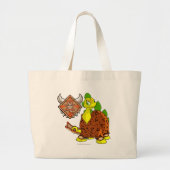 Kapitein 1 van het Tyrannia-team Grote Tote Bag (Voorkant)