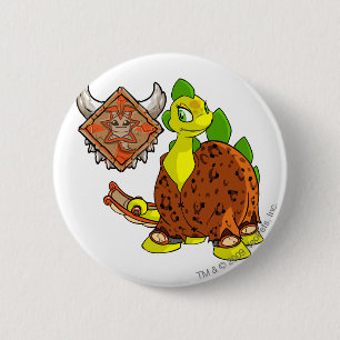 Kapitein 1 van het Tyrannia-team Ronde Button 5,7 Cm