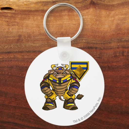 Kapitein 1 verloren woestijn sleutelhanger (Voorkant)